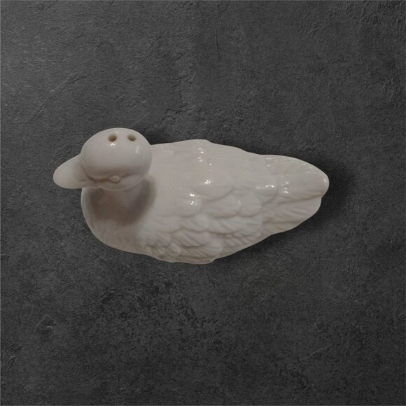 Vintage Shafford White Duck Salt & Pepper Shakers Ceramic 3" Collectible Kitchen - Picture 14 of 16